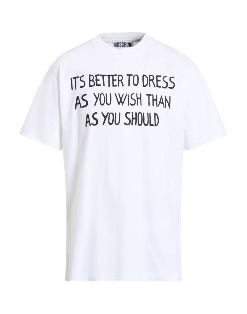 MOSCHINO T-shirts Herren Weiß von MOSCHINO