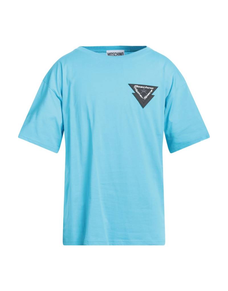 MOSCHINO T-shirts Herren Azurblau von MOSCHINO