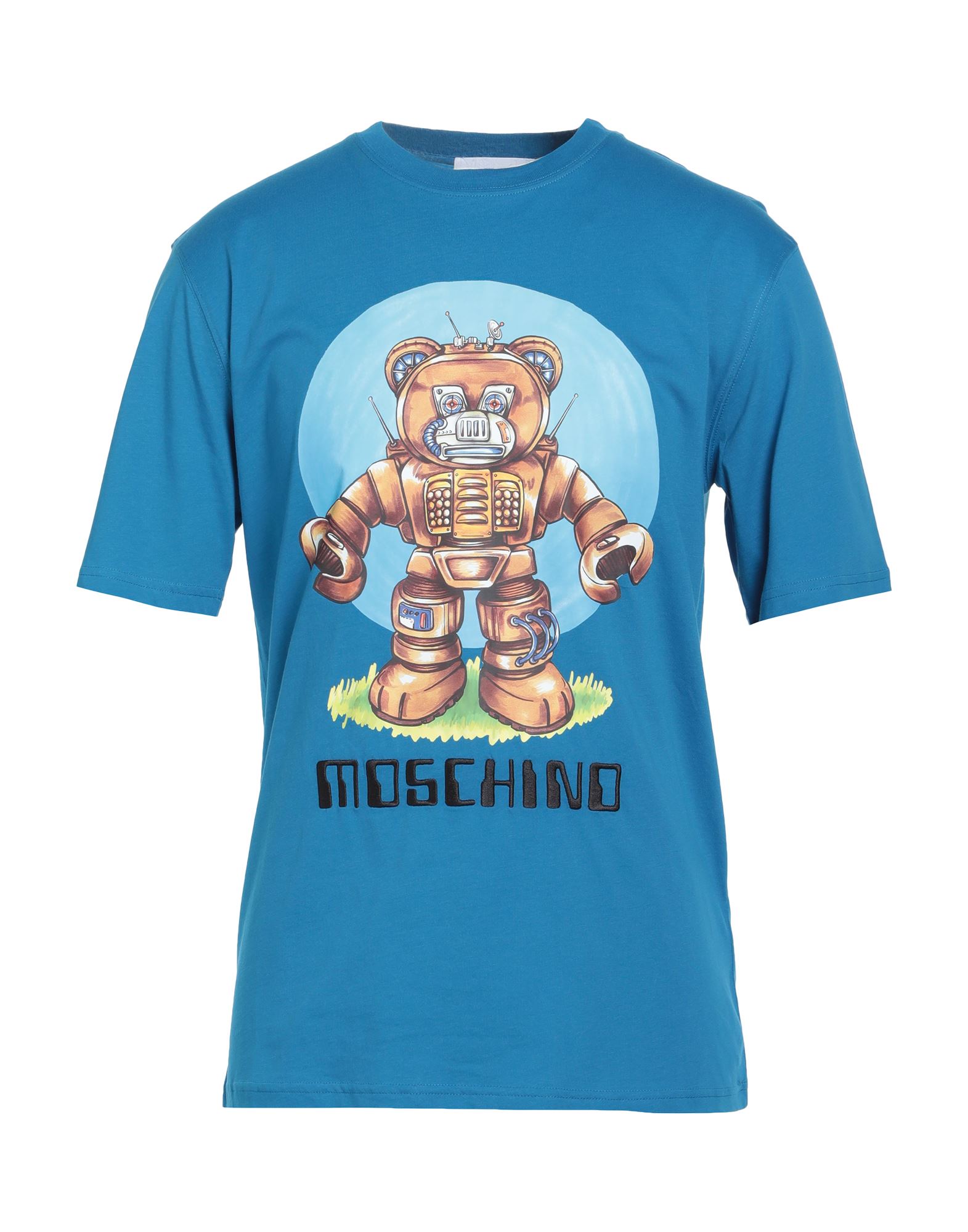 MOSCHINO T-shirts Herren Azurblau von MOSCHINO