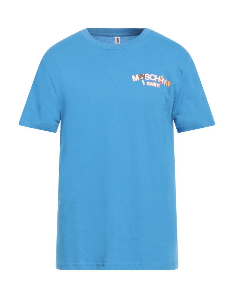 MOSCHINO T-shirts Herren Azurblau von MOSCHINO