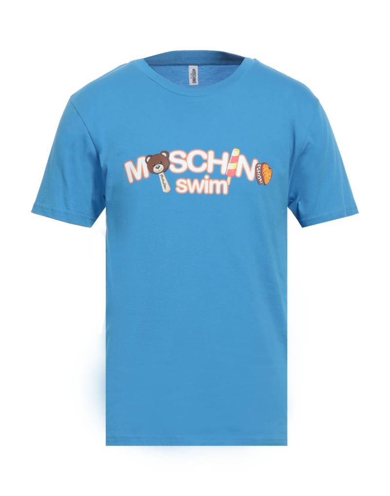 MOSCHINO T-shirts Herren Azurblau von MOSCHINO
