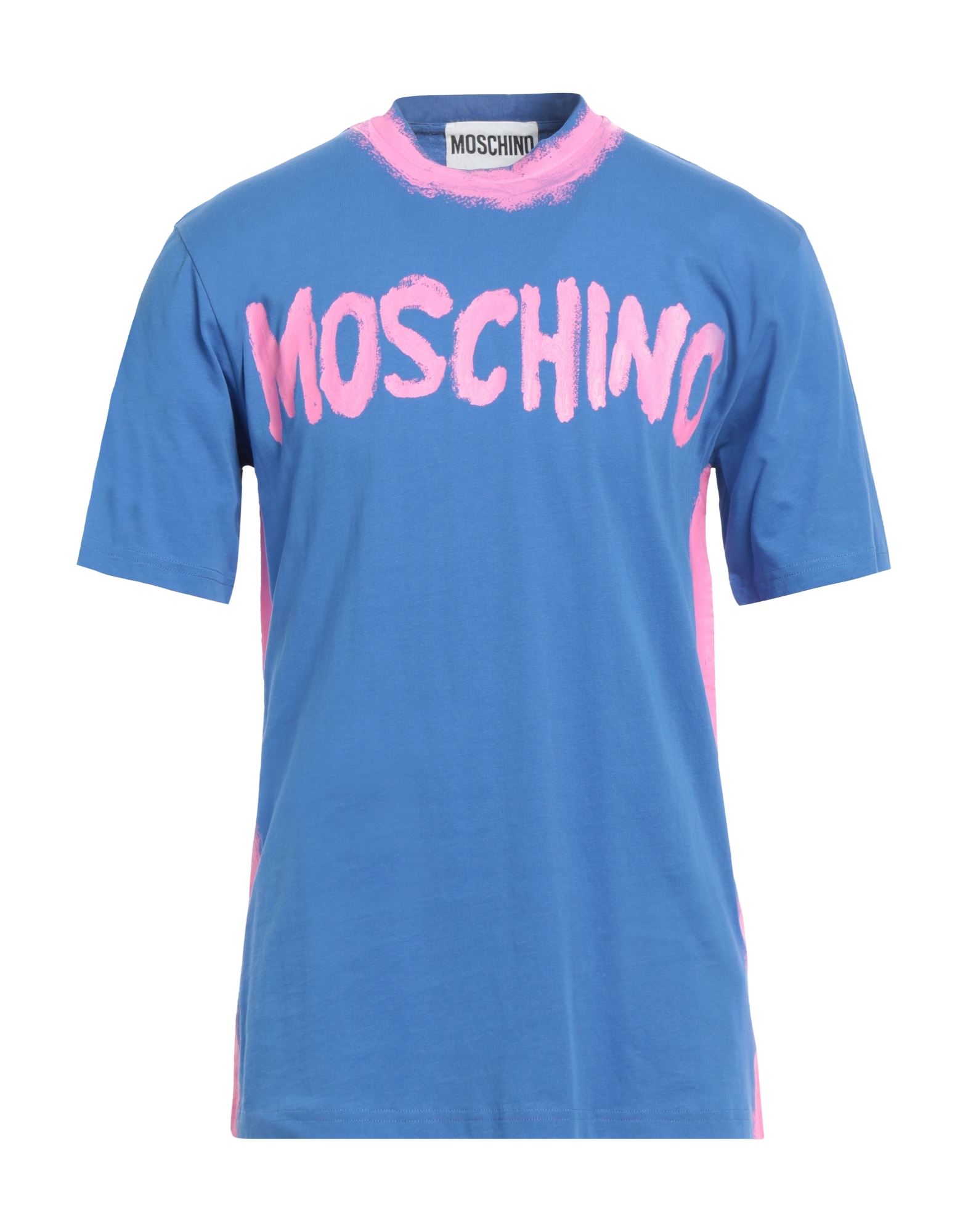 MOSCHINO T-shirts Herren Azurblau von MOSCHINO