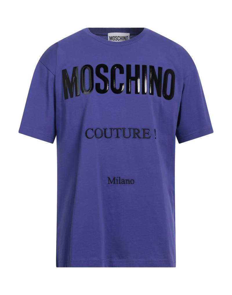 MOSCHINO T-shirts Herren Dunkelviolett von MOSCHINO