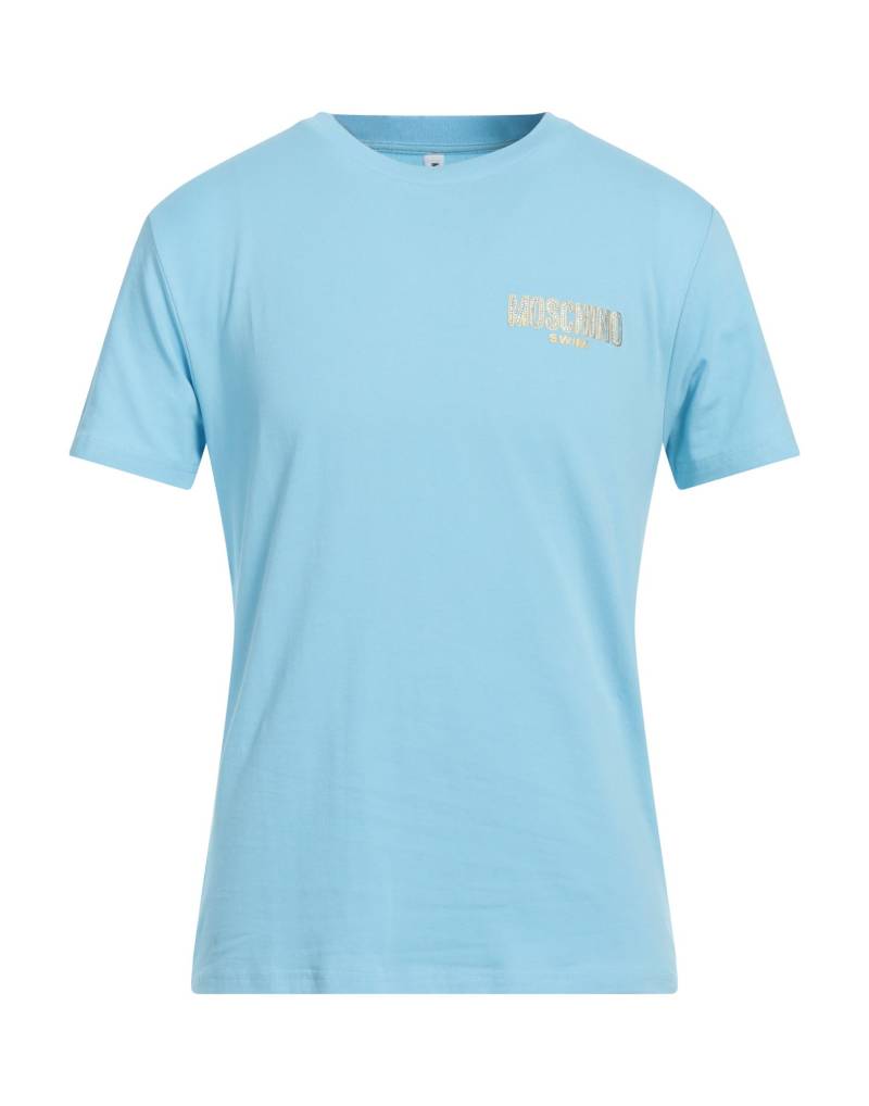 MOSCHINO T-shirts Herren Himmelblau von MOSCHINO