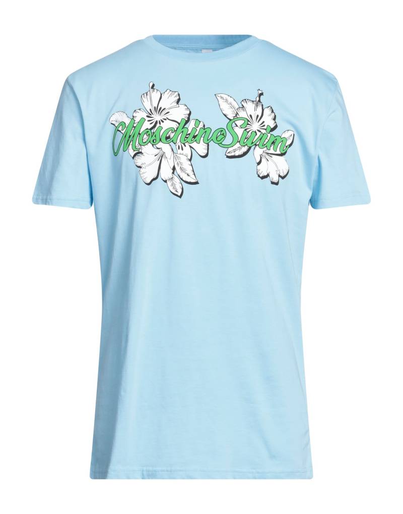 MOSCHINO T-shirts Herren Himmelblau von MOSCHINO