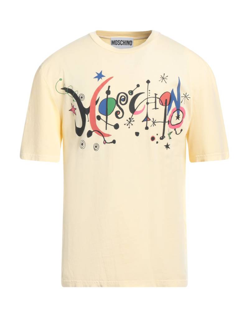 MOSCHINO T-shirts Herren Pastellgelb von MOSCHINO