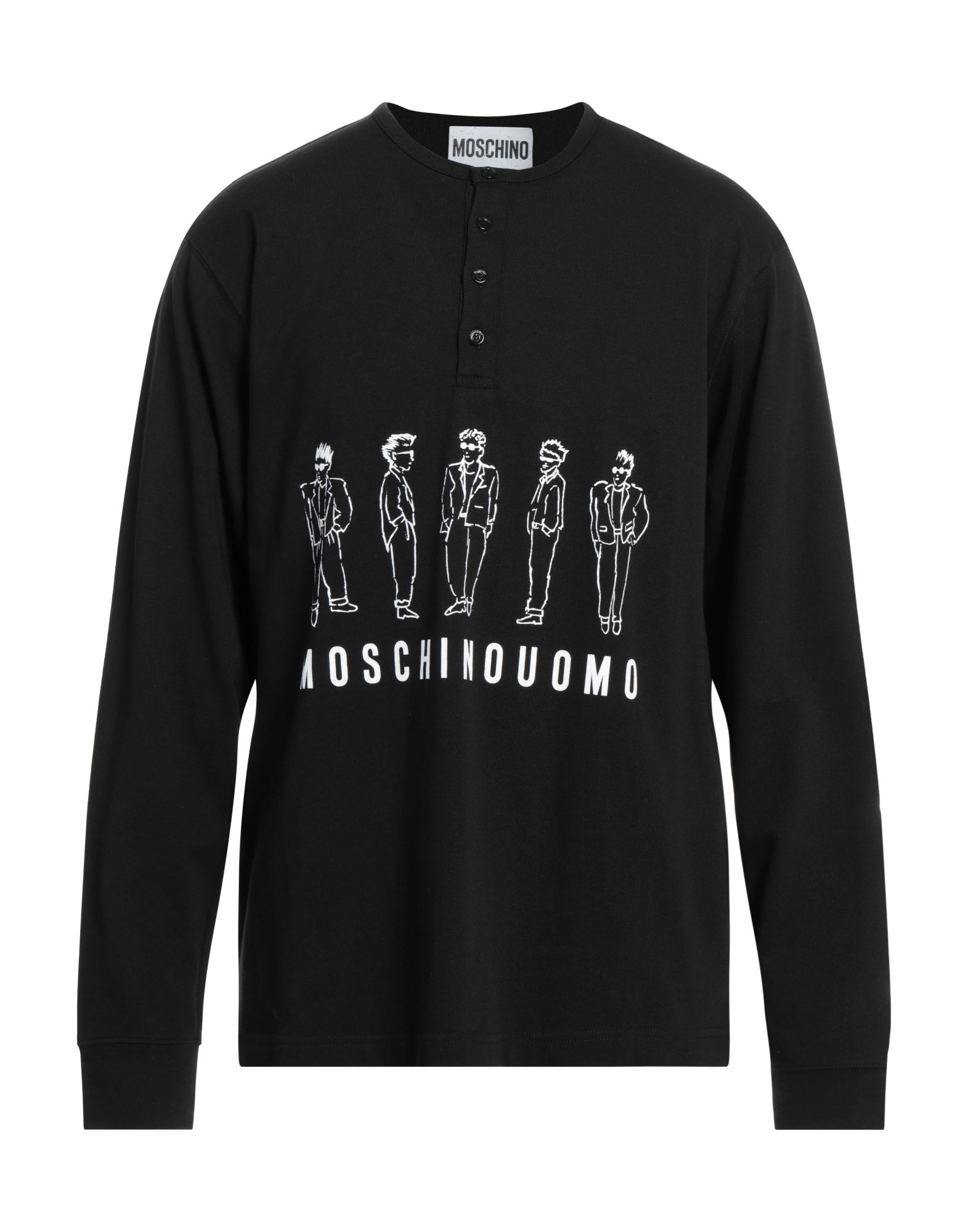 MOSCHINO T-shirts Herren Schwarz von MOSCHINO