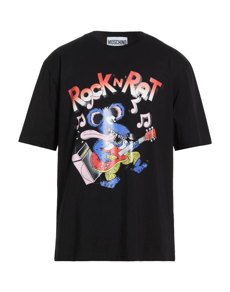 MOSCHINO T-shirts Herren Schwarz von MOSCHINO