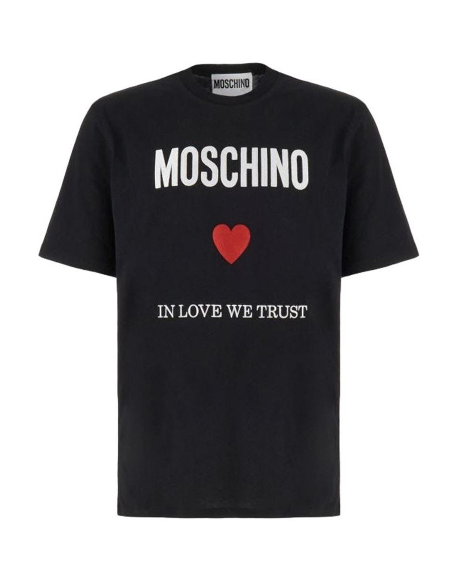 MOSCHINO T-shirts Herren Schwarz von MOSCHINO