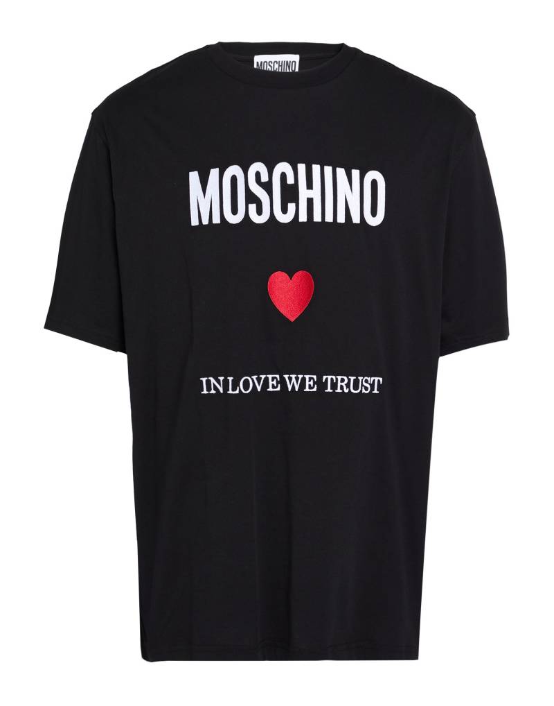 MOSCHINO T-shirts Herren Schwarz von MOSCHINO