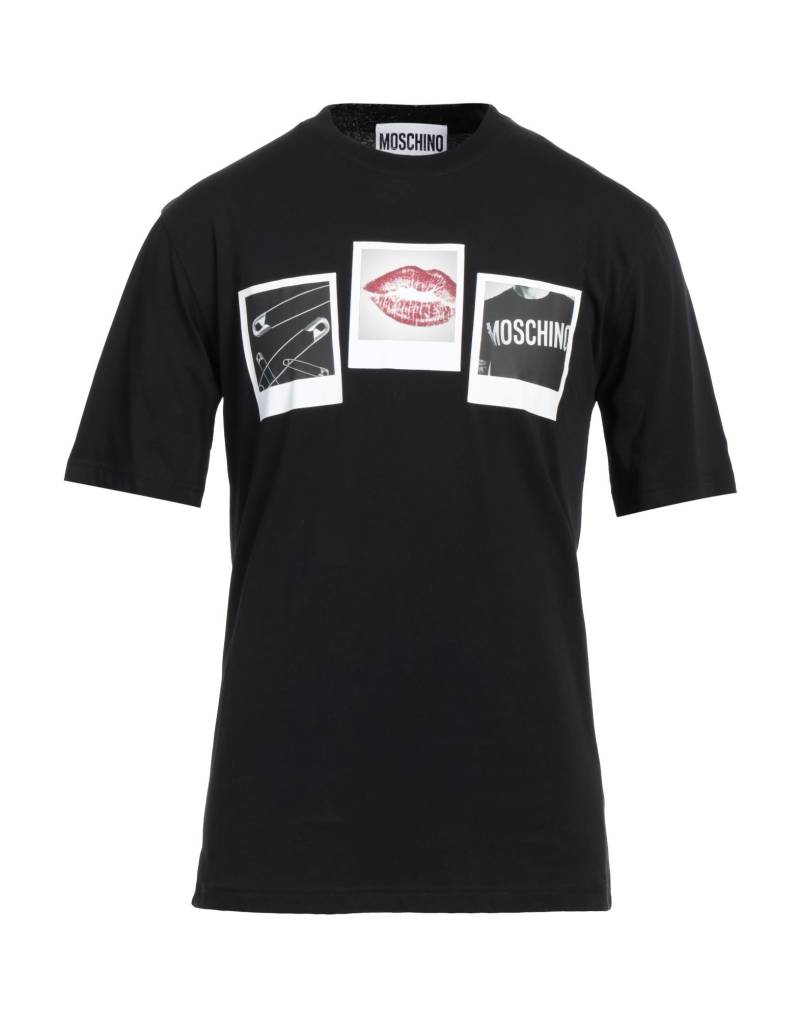 MOSCHINO T-shirts Herren Schwarz von MOSCHINO