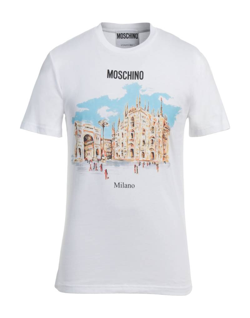 MOSCHINO T-shirts Herren Weiß von MOSCHINO