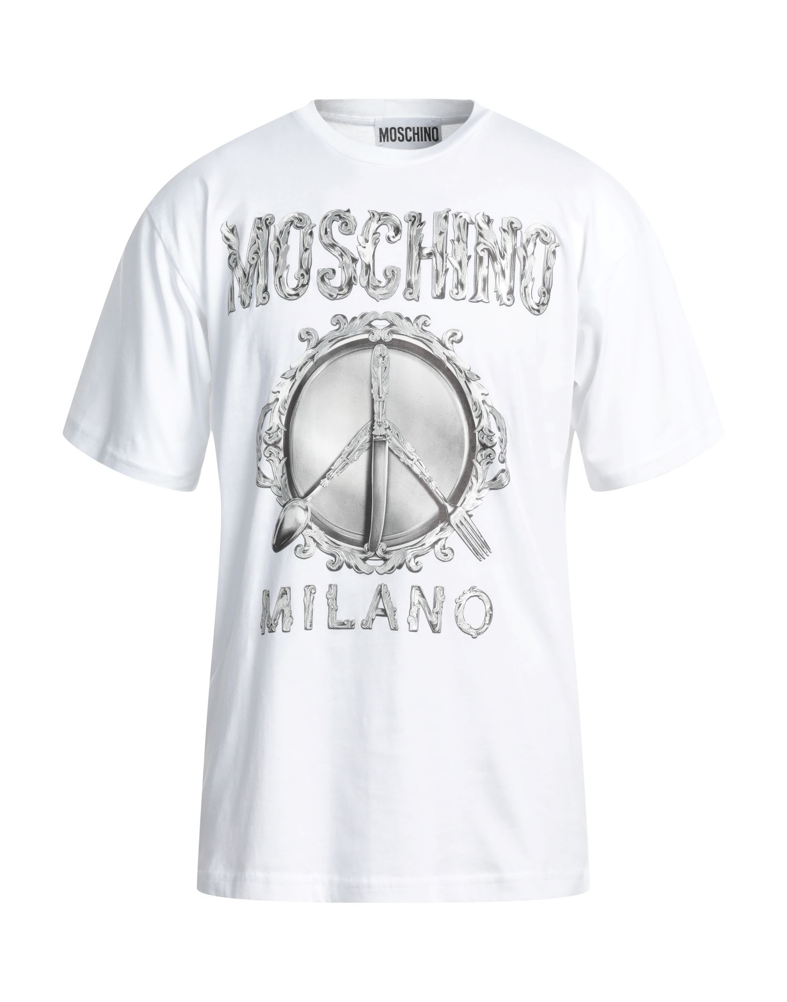 MOSCHINO T-shirts Herren Weiß von MOSCHINO