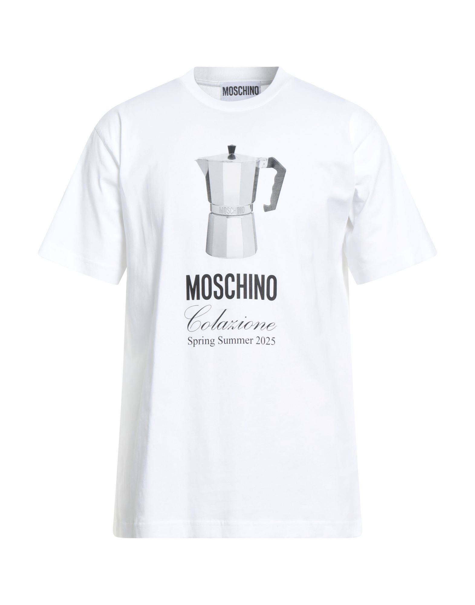 MOSCHINO T-shirts Herren Weiß von MOSCHINO