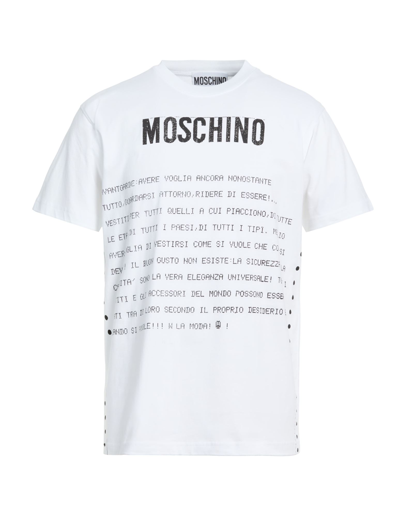 MOSCHINO T-shirts Herren Weiß von MOSCHINO