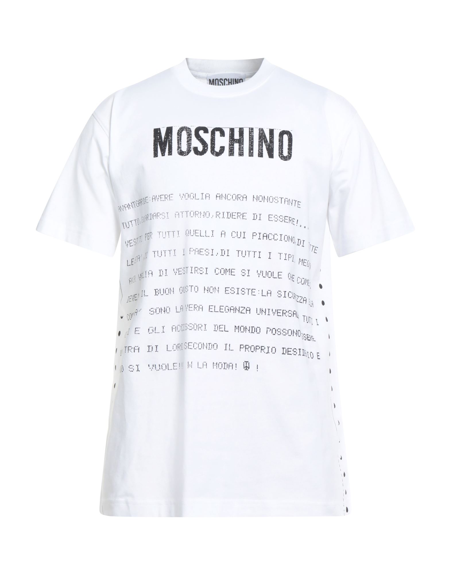 MOSCHINO T-shirts Herren Weiß von MOSCHINO