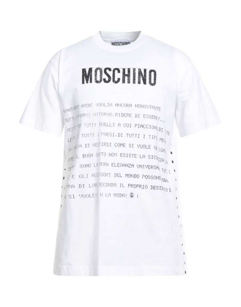 MOSCHINO T-shirts Herren Weiß von MOSCHINO