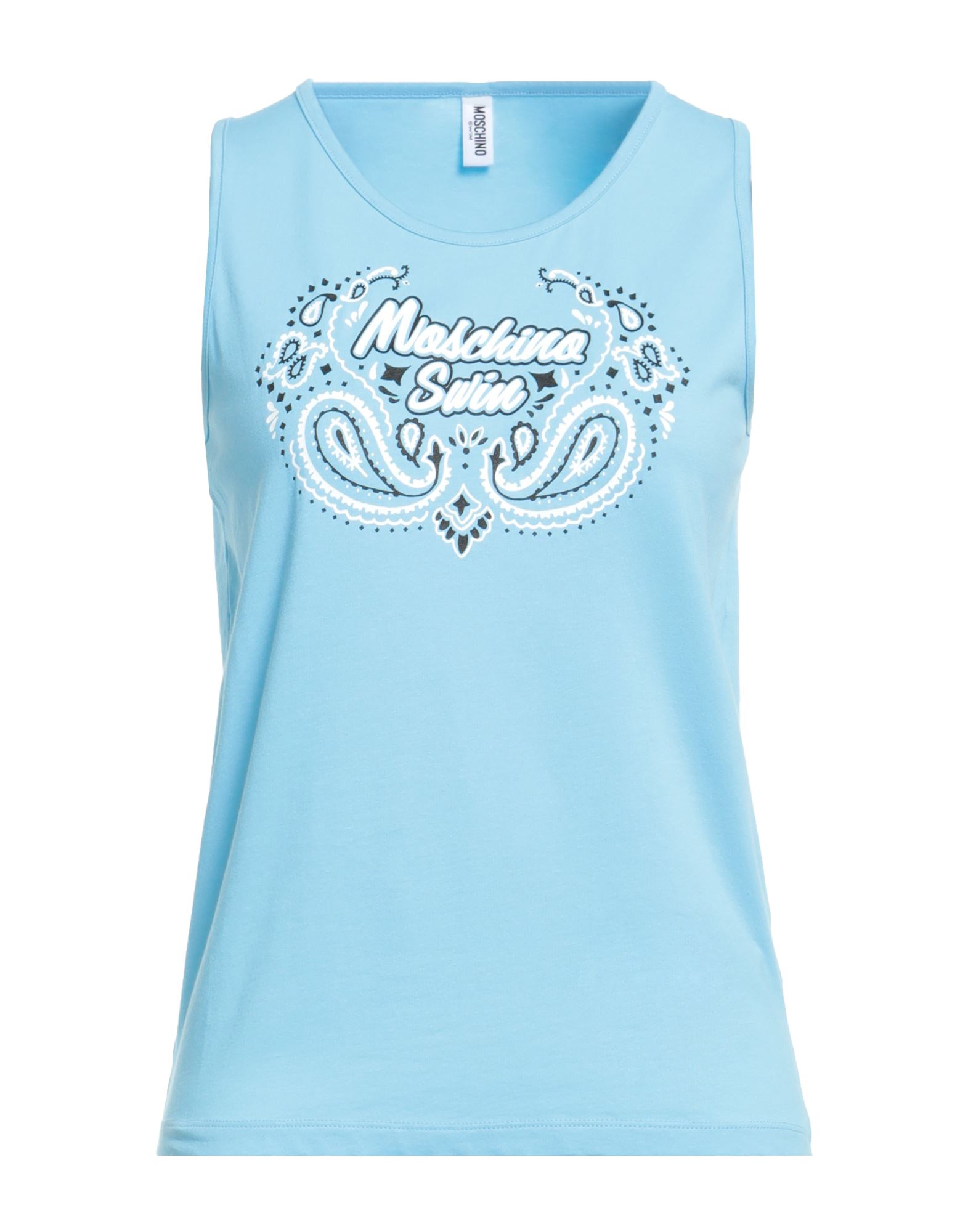 MOSCHINO Tank Top Damen Azurblau MOSCHINO Tank Top Damen Azurblau von MOSCHINO