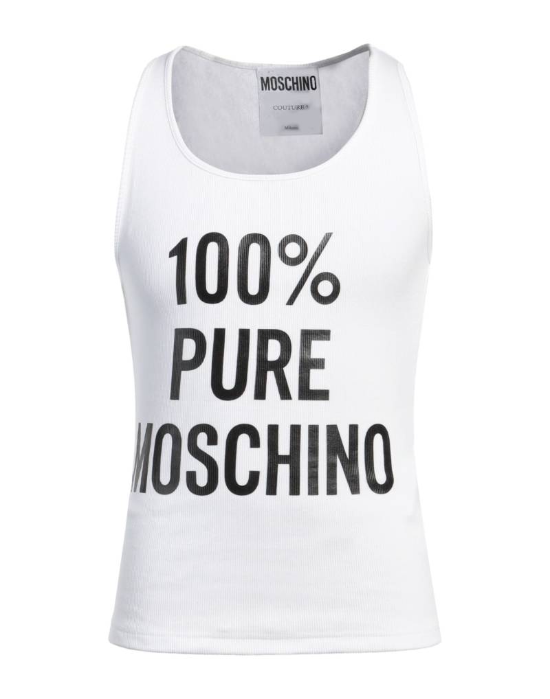 MOSCHINO Tank Top Herren Weiß von MOSCHINO