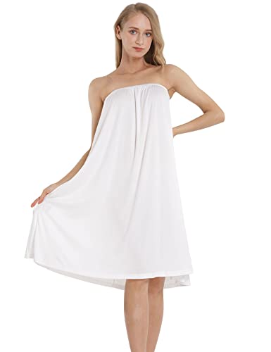 MOSCOAL Damen-Slips, trägerlos, Unterkleid, ärmellos, Unterkleid, Weiss/opulenter Garten, 3XL MOSCOAL Damen-Slips, trägerlos, Unterkleid, ärmellos, Unterkleid, Weiss/opulenter Garten, 3XL von MOSCOAL