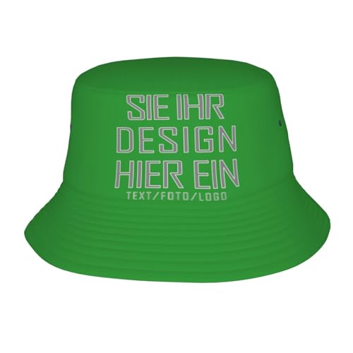 MOSGDBV Fischerhut personalisiert Sonnenhut für Herren – Selbst gestalten Sie Ihren eigenen Fischerhut mit Text, Bild oder Logo Bucket hat– Ideal für den Sommer und Outdoor-Aktivitäten von MOSGDBV