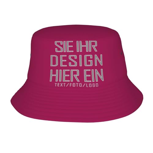 MOSGDBV Fischerhut personalisiert Sonnenhut für Herren – Selbst gestalten Sie Ihren eigenen Fischerhut mit Text, Bild oder Logo Bucket hat– Ideal für den Sommer und Outdoor-Aktivitäten von MOSGDBV