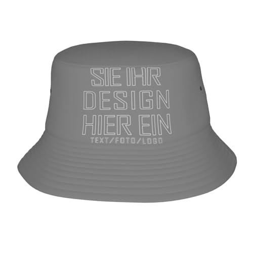 MOSGDBV Fischerhut personalisiert Sonnenhut für Herren – Selbst gestalten Sie Ihren eigenen Fischerhut mit Text, Bild oder Logo Bucket hat– Ideal für den Sommer und Outdoor-Aktivitäten von MOSGDBV