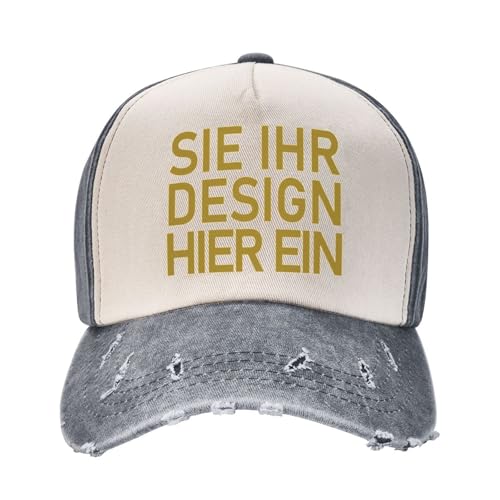 MOSGDBV Großhandel personalisierte Kappe,personalisiert Basecap,fügen Sie Ihren Text/Ihr Logo/Ihr Bild hinzu Cap,gestalten Sie Ihr eigenes Design,personalisierte Trucker-Kappe für Männer und Frauen von MOSGDBV