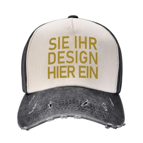 MOSGDBV Großhandel personalisierte Kappe,personalisiert Basecap,fügen Sie Ihren Text/Ihr Logo/Ihr Bild hinzu Cap,gestalten Sie Ihr eigenes Design,personalisierte Trucker-Kappe für Männer und Frauen von MOSGDBV