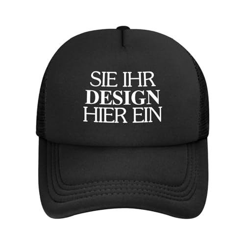 MOSGDBV Personalisierte Basecap für Männer und Frauen, personalisiert Cap fügen Sie Ihren Text, Ihr Logo, Ihr Foto hinzu, gestalten Sie Ihr eigenes Design, verstellbare personalisierte Trucker-Kappe von MOSGDBV