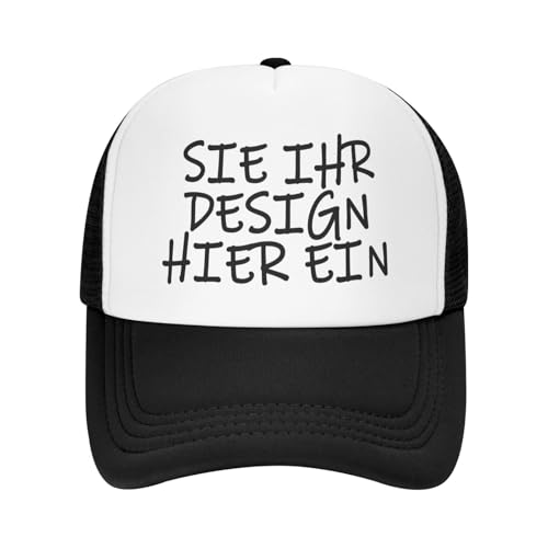 MOSGDBV Personalisierte Cap für Männer und Frauen,personalisiert Basecap gestalten Sie Ihr eigenes Logo, Bild, Ihren Text, personalisierte Trucker-Kappe, personalisierte Basecap für Unisex von MOSGDBV
