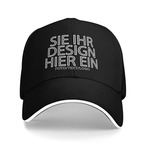 MOSGDBV Personalisierte Kappen für Männer und Frauen,personalisiert Cap Großhandel Basecap, personalisierte Trucker-Kappe, gestalten Sie Ihr eigenes Logo, Ihren Text, Ihr Bild zu Großhandelspreisen von MOSGDBV