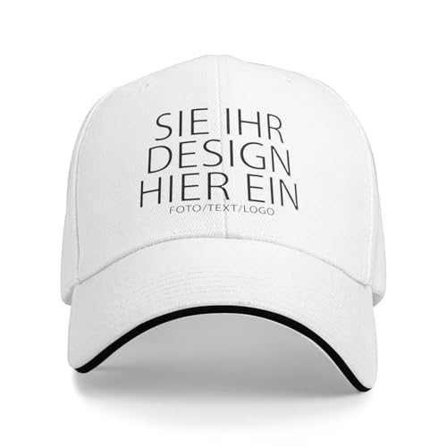 MOSGDBV Personalisierte Kappen für Männer und Frauen,personalisiert Cap Großhandel Basecap, personalisierte Trucker-Kappe, gestalten Sie Ihr eigenes Logo, Ihren Text, Ihr Bild zu Großhandelspreisen von MOSGDBV
