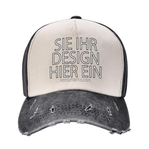 MOSGDBV Personalisierte Kappen für Männer und Frauen,personalisiert Cap Großhandel Basecap, personalisierte Trucker-Kappe, gestalten Sie Ihr eigenes Logo, Ihren Text, Ihr Bild zu Großhandelspreisen von MOSGDBV