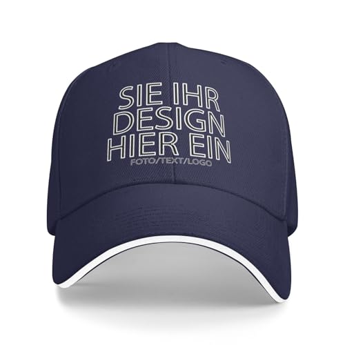 MOSGDBV Personalisierte Kappen für Männer und Frauen,personalisiert Cap Großhandel Basecap, personalisierte Trucker-Kappe, gestalten Sie Ihr eigenes Logo, Ihren Text, Ihr Bild zu Großhandelspreisen von MOSGDBV