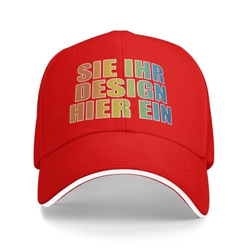 MOSGDBV personalisiert Cap, Personalisierte Basecap, gestalten Sie Ihr eigenes Bild/Logo/Text, personalisierte Unisex-Kappen, verstellbar für Männer und Frauen von MOSGDBV