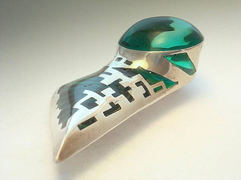 Augapfel Des Glücks. Brosche Talisman Als Glücksbringer von MOSHIKOART