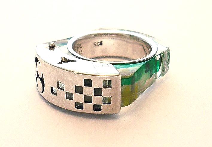 Einzelstück. Vasana Ring. Silberne Kunst von MOSHIKOART