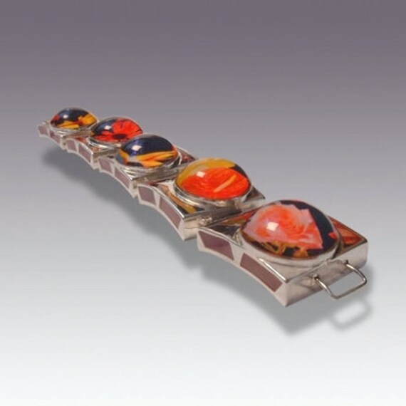 Flora Bracalet. Silberne Kunst von MOSHIKOART