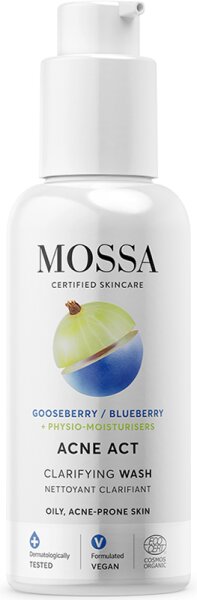 MOSSA ACNE ACT Clarifying wash 140 ml von MOSSA