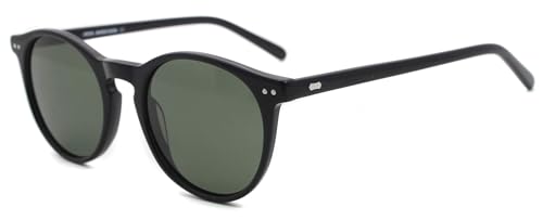 MOSTAR Klassisch Polarisierte Herren Damen Sonnenbrille rund Acetatrahmen 100% UV-Schutz Sonnenbrille zum Fahren Radfahren Outdoor von MOSTAR