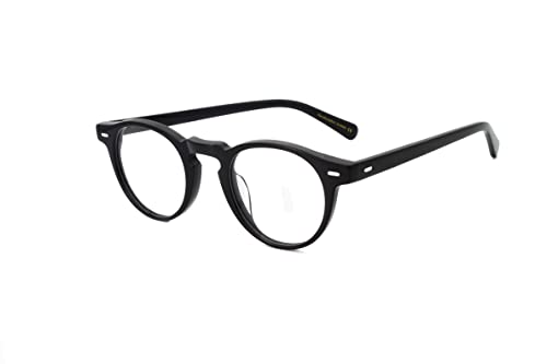 Mode Retro Rund Brillenfassungen Für Herren Damen Ohne Stärke Vintage Brillen Designer Schwarz Cool Starke Dicke Brille Marken Klassischer Stil von MOSTAR