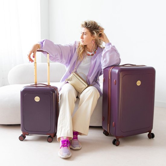 MŌSZ Lauren Dames kofferset - 55 / 76 cm-Purple von MOSZ