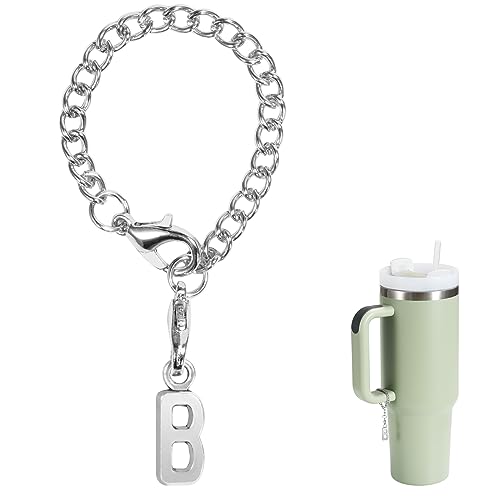 MOTAIN Buchstaben-Charm-Zubehör für Stanley-Becher, Namens-ID, Buchstabengriff-Anhänger für Stanley-Becher (B) von MOTAIN