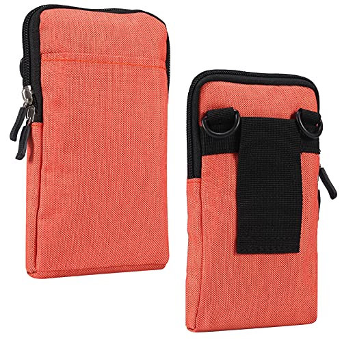 Handy Schultertasche Herren, Handy Umhängetasche mit Geldbörse Damen, Reißverschluss Handy Gürteltasche Handytasche mit Gürtelschlaufe Beutel Bügel Hüfttaschen mit Kartenhalter Bauchtasche Brieftasche von MOTALER