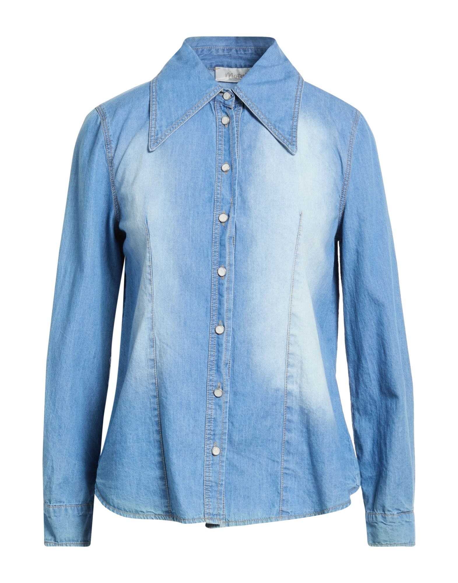 MOTEL Jeanshemd Damen Blau von MOTEL