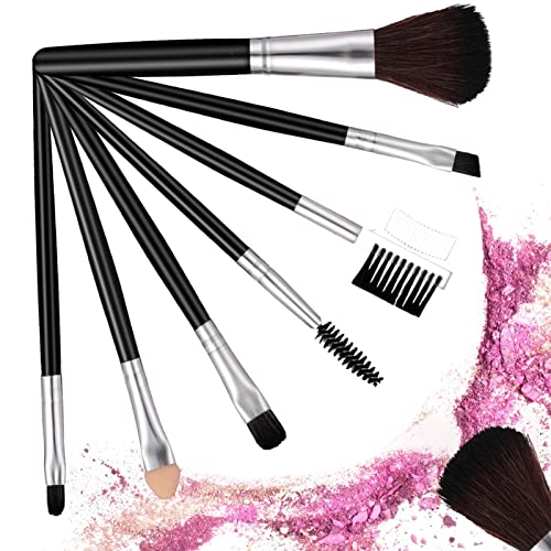 MOTHAF Make-up-Pinsel | Make-up-Pinsel-Set professionell - 7-teiliges Make-up-Pinsel-Set, professionell, Foundation-Pinsel, weiche synthetische Haare, Make-up-Pinsel für Lidschatten, Augenbrauen, von MOTHAF