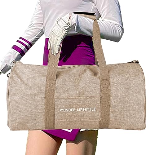 Weekender-Tasche | Sport-Gymnastik-Einkaufstasche für Damen | Weekender-Übernachtungstasche, geräumige Reisetasche mit Mehreren Fächern für Yoga, Reisen, Fitnessstudio othaf von MOTHAF