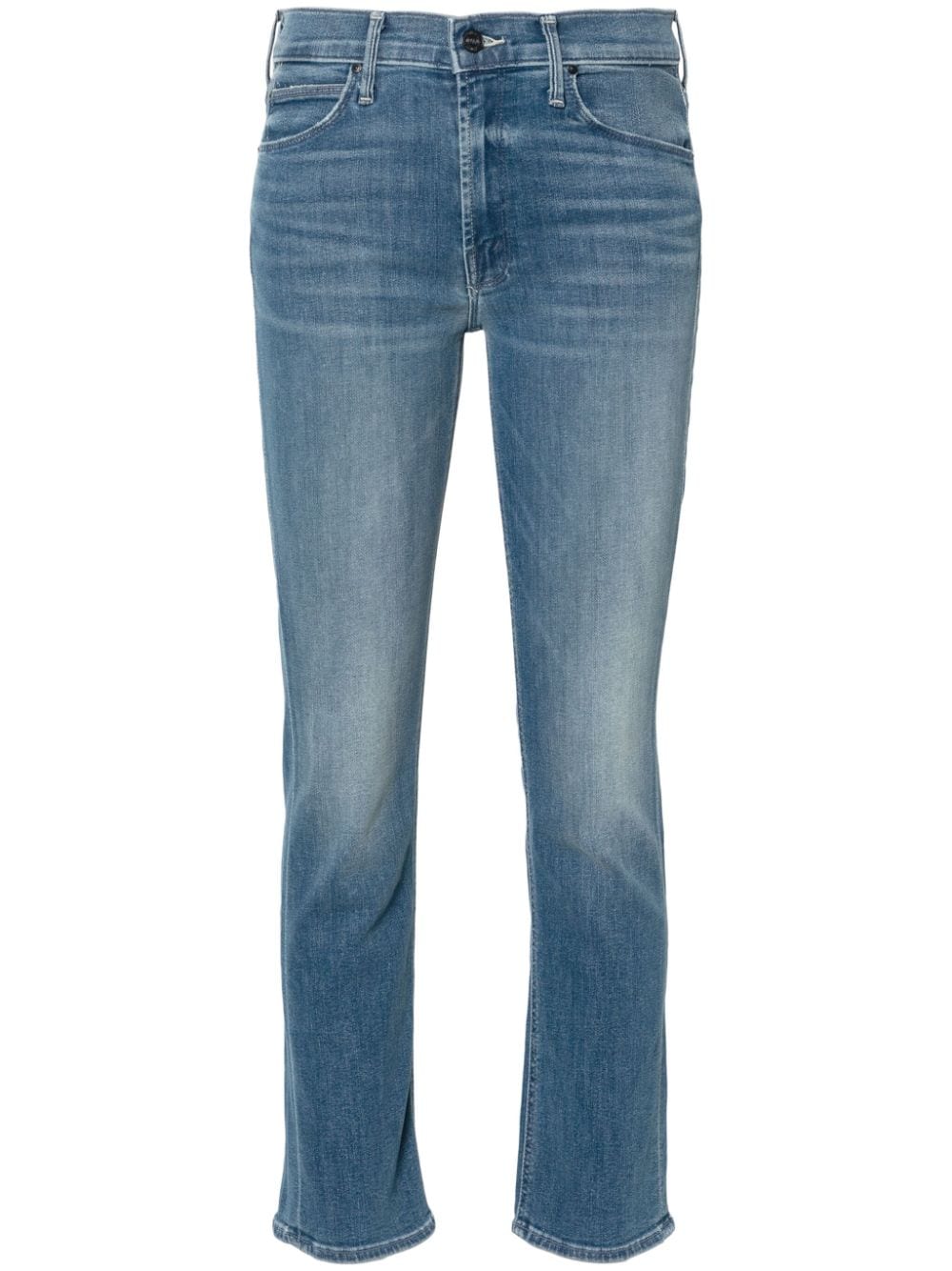 MOTHER Dazzler Cropped-Jeans - Blau von MOTHER