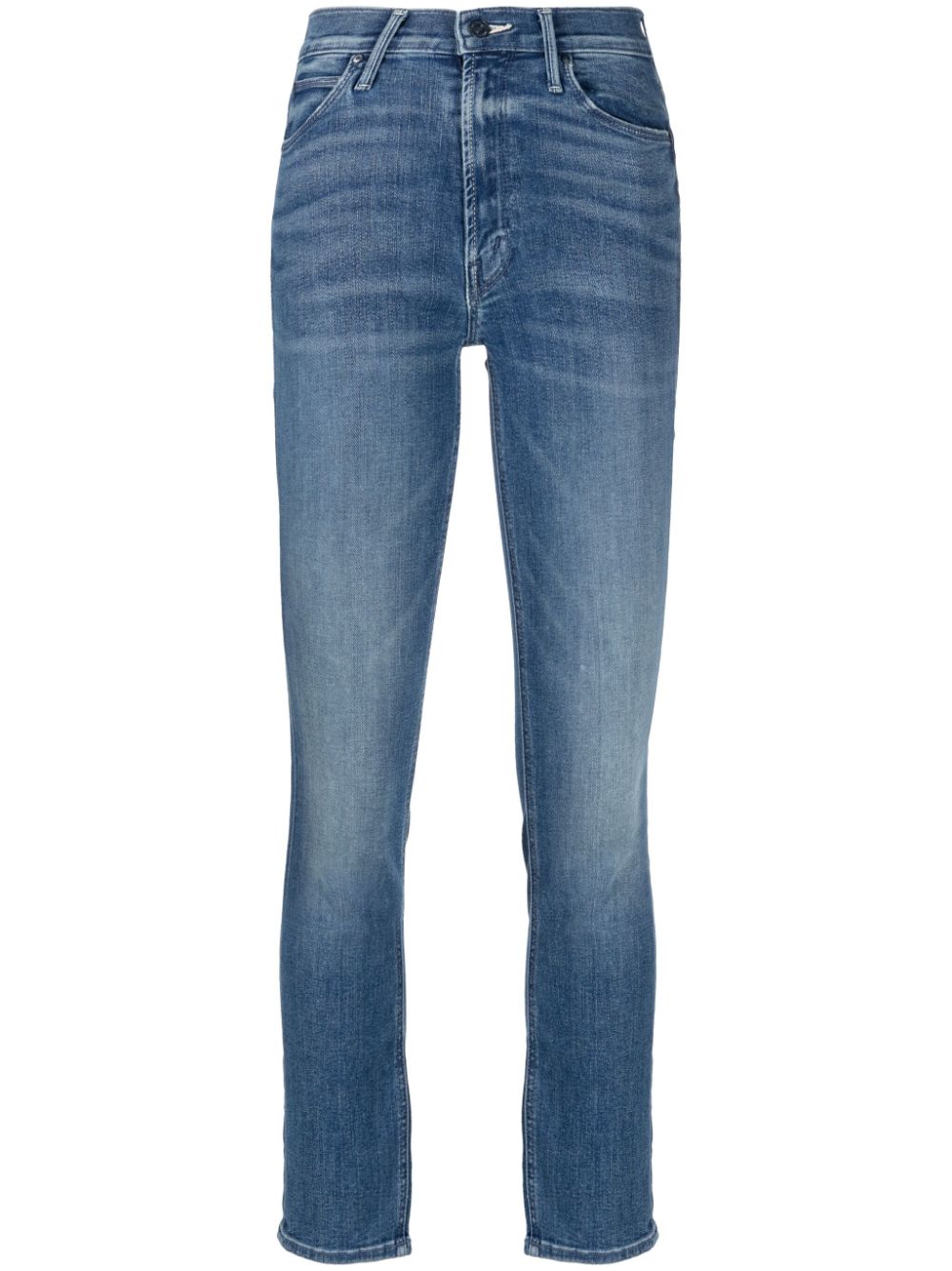 MOTHER Halbhohe Piper Slim-Fit-Jeans - Blau von MOTHER